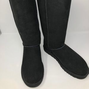 New black suede 14” Ugg Boots size 10